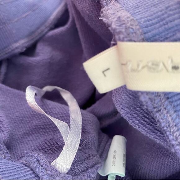 Nap Lounge Balloon Cotton Sweatpants Cold Purple Size Large - Picture 8 of 10